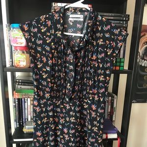 Black/Floral Urban Outfitters Mini Dress